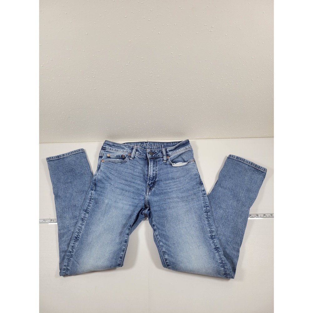 American Eagle Slim Jeans Mens‎ 29x30 Blue Excellent Airflex+ Denim Pants